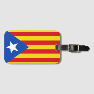 Étiquette À Bagage Drapeau de Catalogne