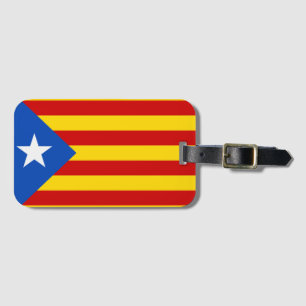 Étiquette À Bagage Drapeau de Catalogne