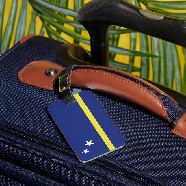 Étiquette À Bagage Drapeau de Curaçao (Insitu Rectoal 1)