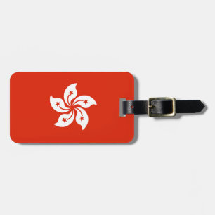 Étiquette À Bagage Drapeau de Hong Kong