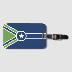 Étiquette À Bagage Drapeau de Jackson, Tennessee