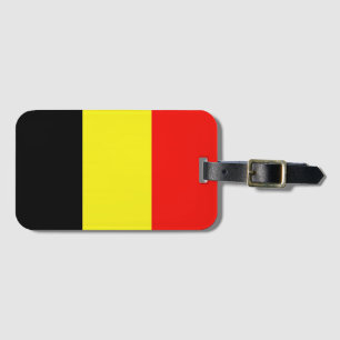 Étiquette À Bagage Drapeau de la Belgique