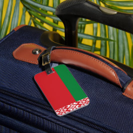 Étiquette À Bagage drapeau de la Biélorussie