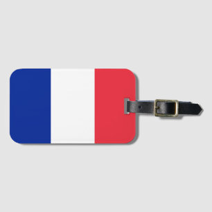 Étiquette À Bagage Drapeau de la France