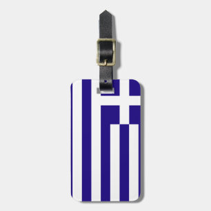 Étiquette À Bagage Drapeau de la Grèce
