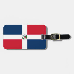 Étiquette À Bagage Drapeau de la République Dominicaine