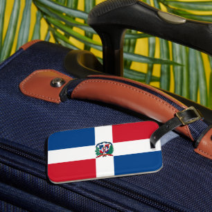 Étiquette À Bagage Drapeau de la République Dominicaine