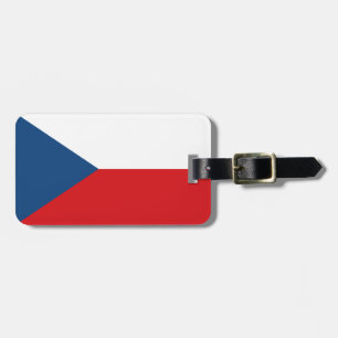 Étiquette À Bagage Drapeau de la République tchèque