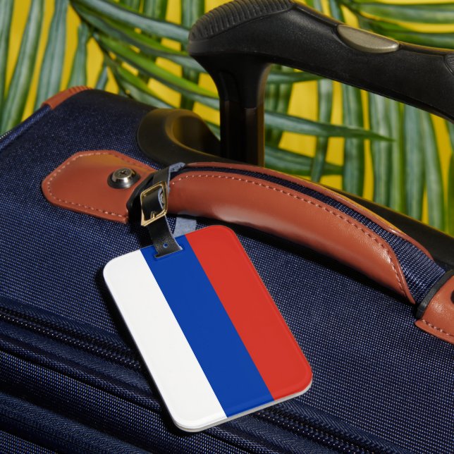 Étiquette À Bagage Drapeau de la Russie (Insitu Rectoal 1)