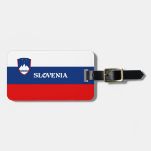 Étiquette À Bagage Drapeau de la Slovénie