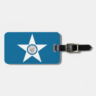 Étiquette À Bagage Drapeau de la ville de Houston, Texas Bagage Tag