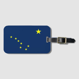 Étiquette À Bagage Drapeau de l'Alaska