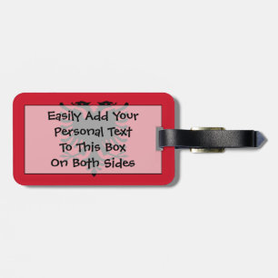 Étiquette À Bagage Drapeau de l'Albanie Easy ID