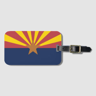 Étiquette À Bagage Drapeau de l'Arizona