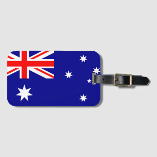 Étiquette À Bagage Drapeau de l'Australie