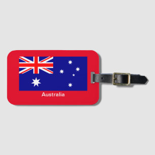 Étiquette À Bagage Drapeau de l'Australie