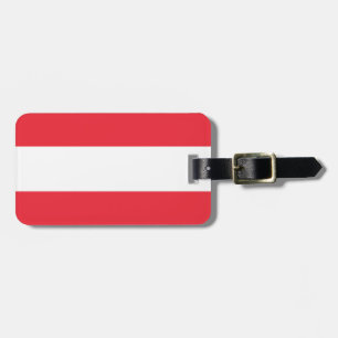 Étiquette À Bagage Drapeau de l'Autriche Bagage Tag avec bracelet en 