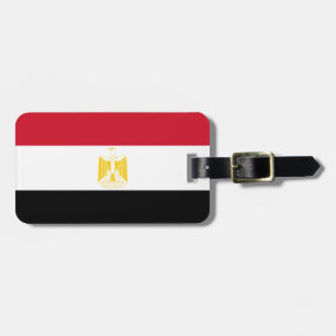 Étiquette À Bagage Drapeau de l'Égypte