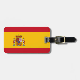 Étiquette À Bagage Drapeau de l'Espagne