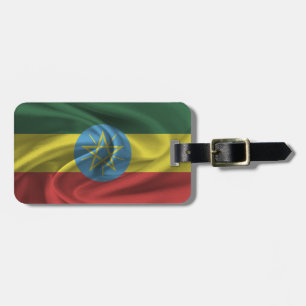 Étiquette À Bagage Drapeau De L'Éthiopie