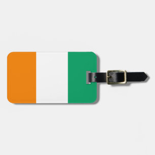 Étiquette À Bagage Drapeau de l'identification facile de d'Ivoire de