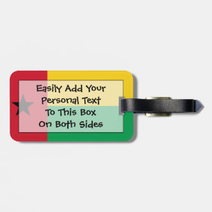 Étiquette À Bagage Drapeau de l'identification facile de la