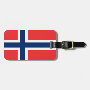 Étiquette À Bagage Drapeau de l'identification facile de la Norvège