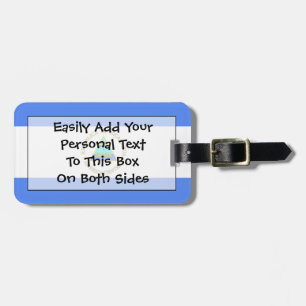 Étiquette À Bagage Drapeau de l'identification facile du Nicaragua