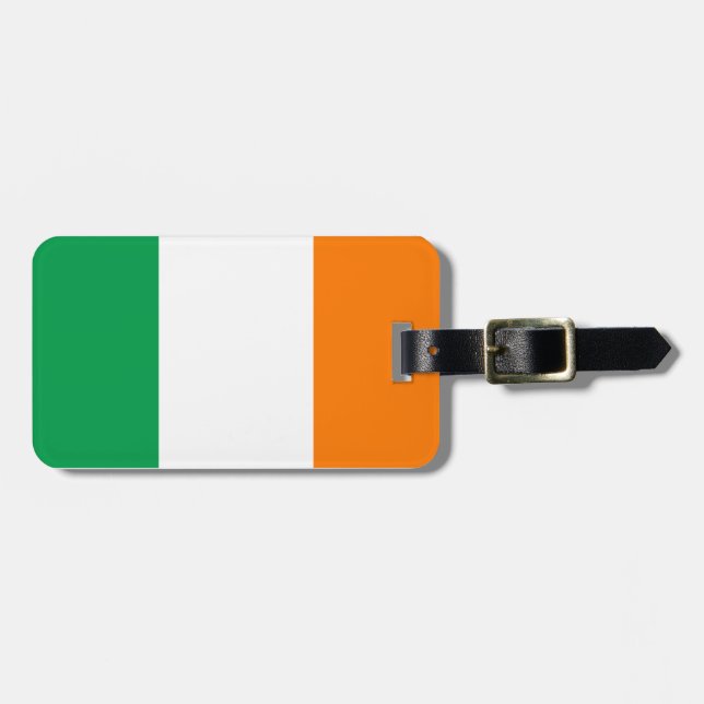 Étiquette À Bagage Drapeau de l'Irlande (Devant horizontal)