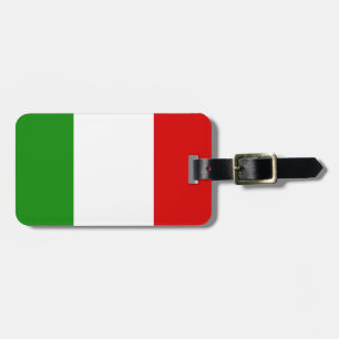 Étiquette À Bagage Drapeau de l'Italie