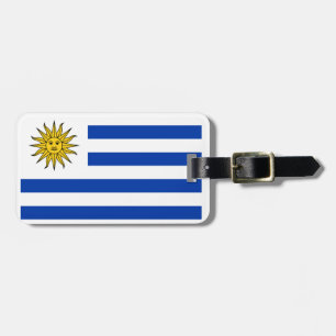 Étiquette À Bagage Drapeau de l'Uruguay