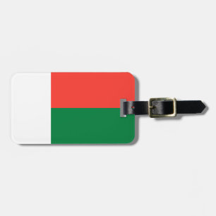Étiquette À Bagage Drapeau de Madagascar Bagage Tag avec bracelet en 