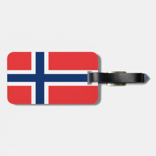 Étiquette À Bagage Drapeau de Norway