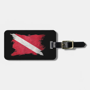 Étiquette À Bagage Drapeau de plongée, Brèche-course, Plongée vers le