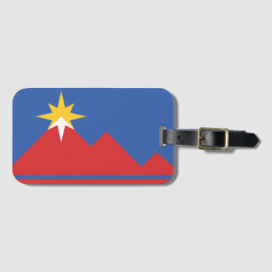 Étiquette À Bagage Drapeau de Pocatello, Idaho