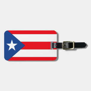 Étiquette À Bagage Drapeau de Porto Rico