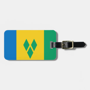 Étiquette À Bagage Drapeau de Saint Vincent Easy ID Personnel