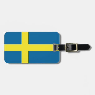 Étiquette À Bagage Drapeau de Suède