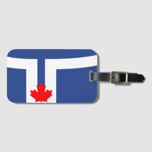 Étiquette À Bagage Drapeau de Toronto (Ontario)