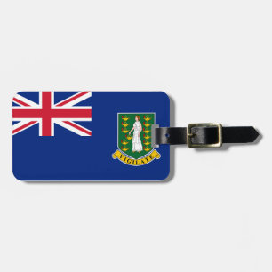 Étiquette À Bagage Drapeau des îles Vierges britanniques