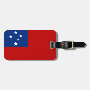 Étiquette À Bagage Drapeau des Samoa