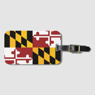 Étiquette À Bagage Drapeau d'État du Maryland (États-Unis)