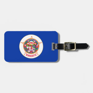 Étiquette À Bagage Drapeau d'état du Minnesota