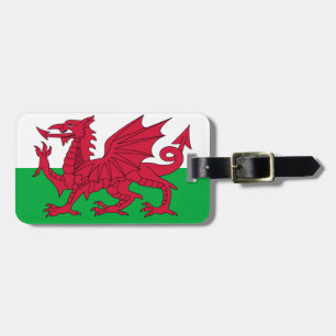 Étiquette À Bagage Drapeau d'étiquette de bagage du Pays de Galles