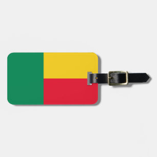 Étiquette À Bagage Drapeau du Bénin Easy ID personnel