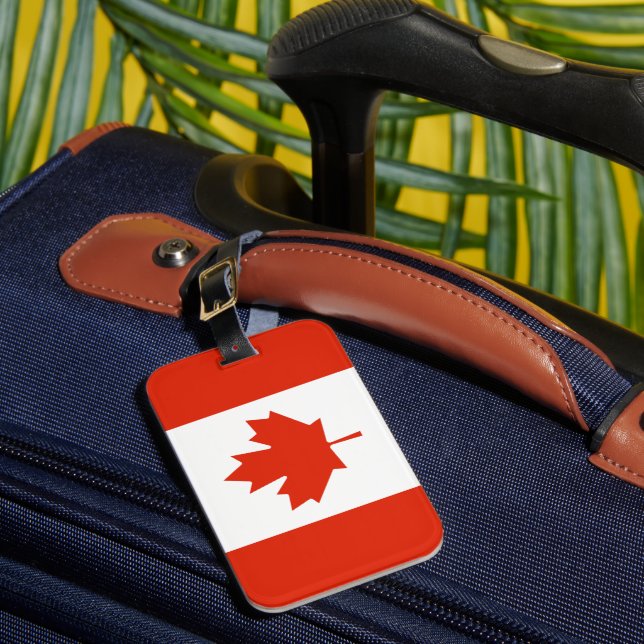 Étiquette À Bagage Drapeau du Canada (Insitu Rectoal 1)