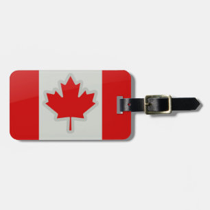 Étiquette À Bagage Drapeau du Canada - étiquette de bagages