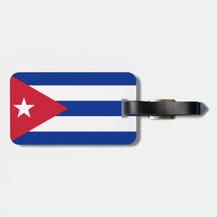 Étiquette À Bagage Drapeau du Cuba