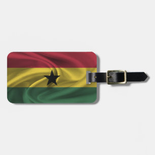 Étiquette À Bagage Drapeau Du Ghana