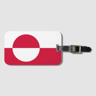 Étiquette À Bagage Drapeau du Groenland